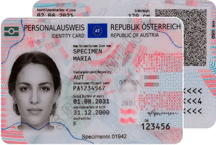 ID Card, incl. RFID data